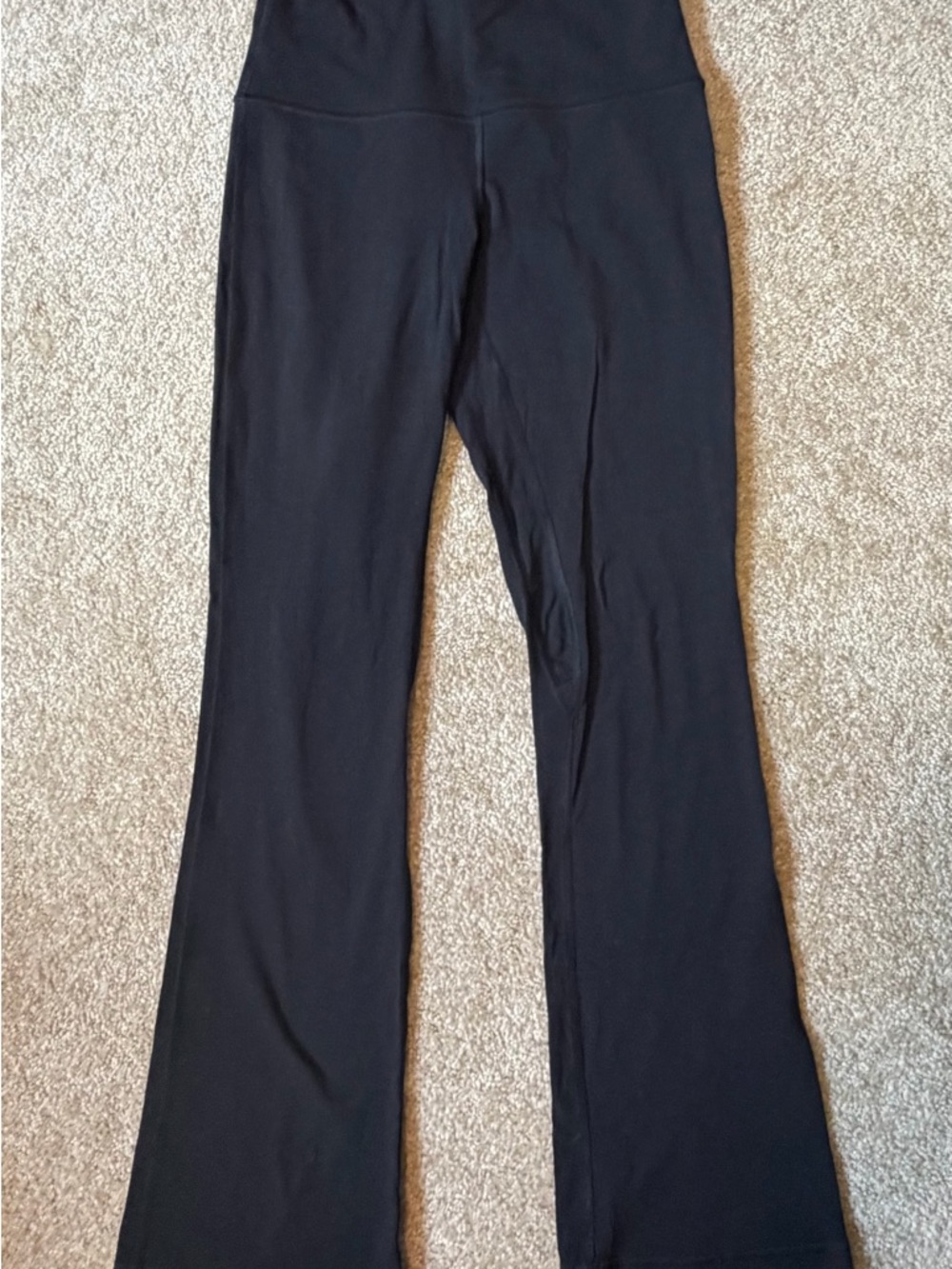lululemon athletica Black Align mini flare High-Rise Pants